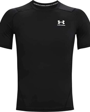 Under Armour Mens UA HG Armour Comp SS, Short-Sleeved Sports t-Shirt for Men, Comfortable and Lightweight Gym Clothes for Workouts