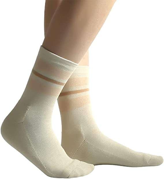 eexuujkl 1 Pair Sock Medium Tube Nonslip Socks Sweat-absorbent Hosiery Comfortable