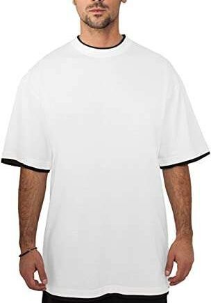 Urban Classics Men's Contrast Tall Tee T-Shirt