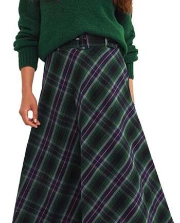 Joe Browns Women's Tartan Style Belted Skirt