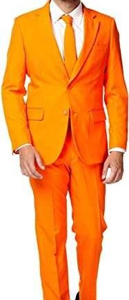 OppoSuits Solid Color Party Suits - Colorful Outfits for Prom, Weddings, Bachelor Parties - Comes with Blazer, Pants & Tie