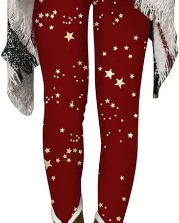 Generic Latex Trousers Women's Black Leggings Christmas Printed Boots Trousers Comfortable Waist Trousers Snake Pattern
