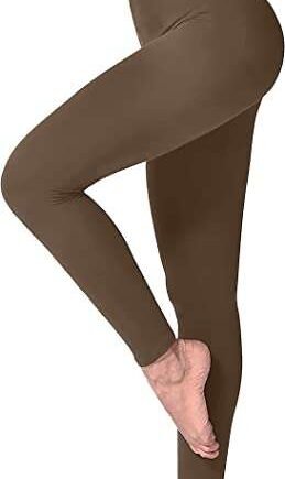 Trifolium Women's Warm Brushed Fleece High Waist Leggings Winter Thermal Yoga Gym Sports Stretchy Pants