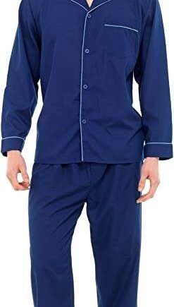 Strong Souls Mens Pyjamas Traditional 2 Piece Pjs