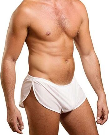 Men Extreme Mesh Shorts with Large Split Sides Underwear Boxers Briefs