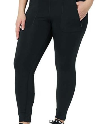 Essentials Women's Everyday Fitness 7/8 Zipped Leggings (Available in Plus Size)