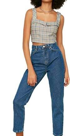 Trendyol Women Basics High Waist Skinny fit Mom Jeans