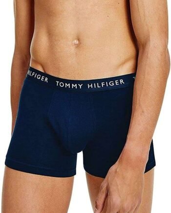 Tommy Hilfiger - Men's Boxer Shorts - Multipack Trunks For Men - 3 Pack Underwear Man - Signature Waistband Elastic