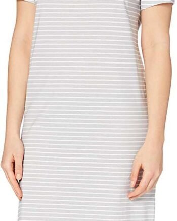 Iris & Lilly Women's Short Sleeve Cotton Nightdress