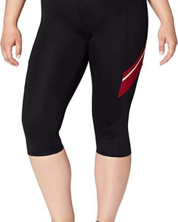 Essentials Women's Multicolour Cropped Sports Leggings