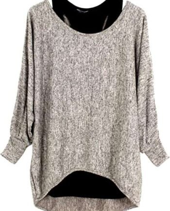 Emma & Giovanni - Oversized Jumper - Long Sleeve - (2 Pieces) Made in Italy - Women