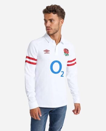Umbro Men's England Home Classic Jersey Ls Home Jersey/Kit