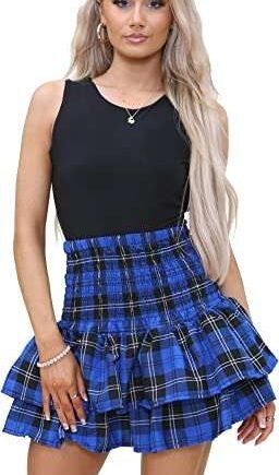 Women RARA Short Mini Skirt Frill Tutu Dance Gathering Skirts Club Party Elastic