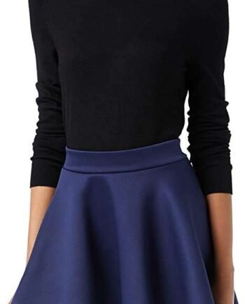 Find. Women's Mini Skater Skirt with Elasticated Waist