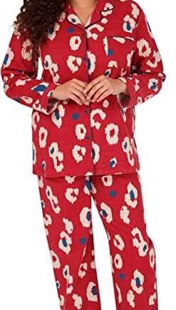 Indigo Sky Women's Luella 100% Brushed Cotton Wincyette Pyjama