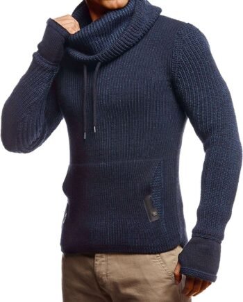 Leif Nelson Men's Pullover Knit Sweater LN-5060